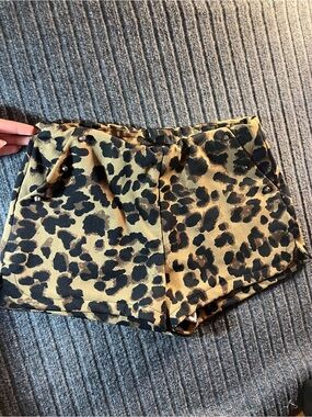 Y2K Leopard Print Micro Shorts McBling Going Out Shorts
